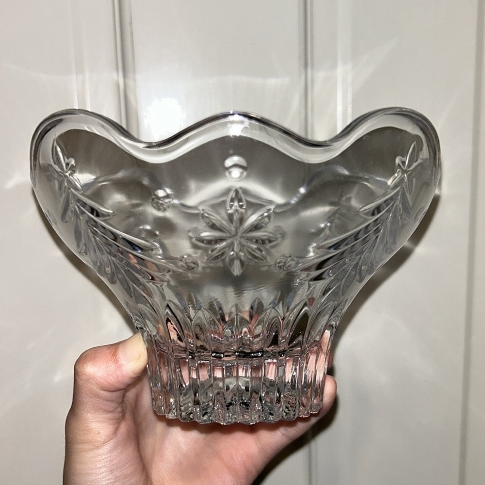 Crystal Christmas night bowl